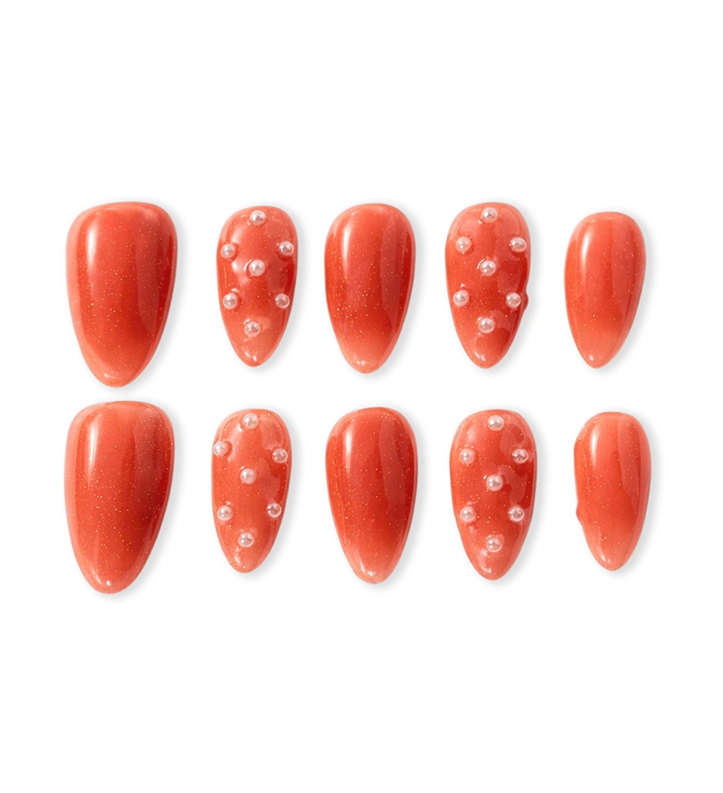 PEACH PEARL – Uñas press-on